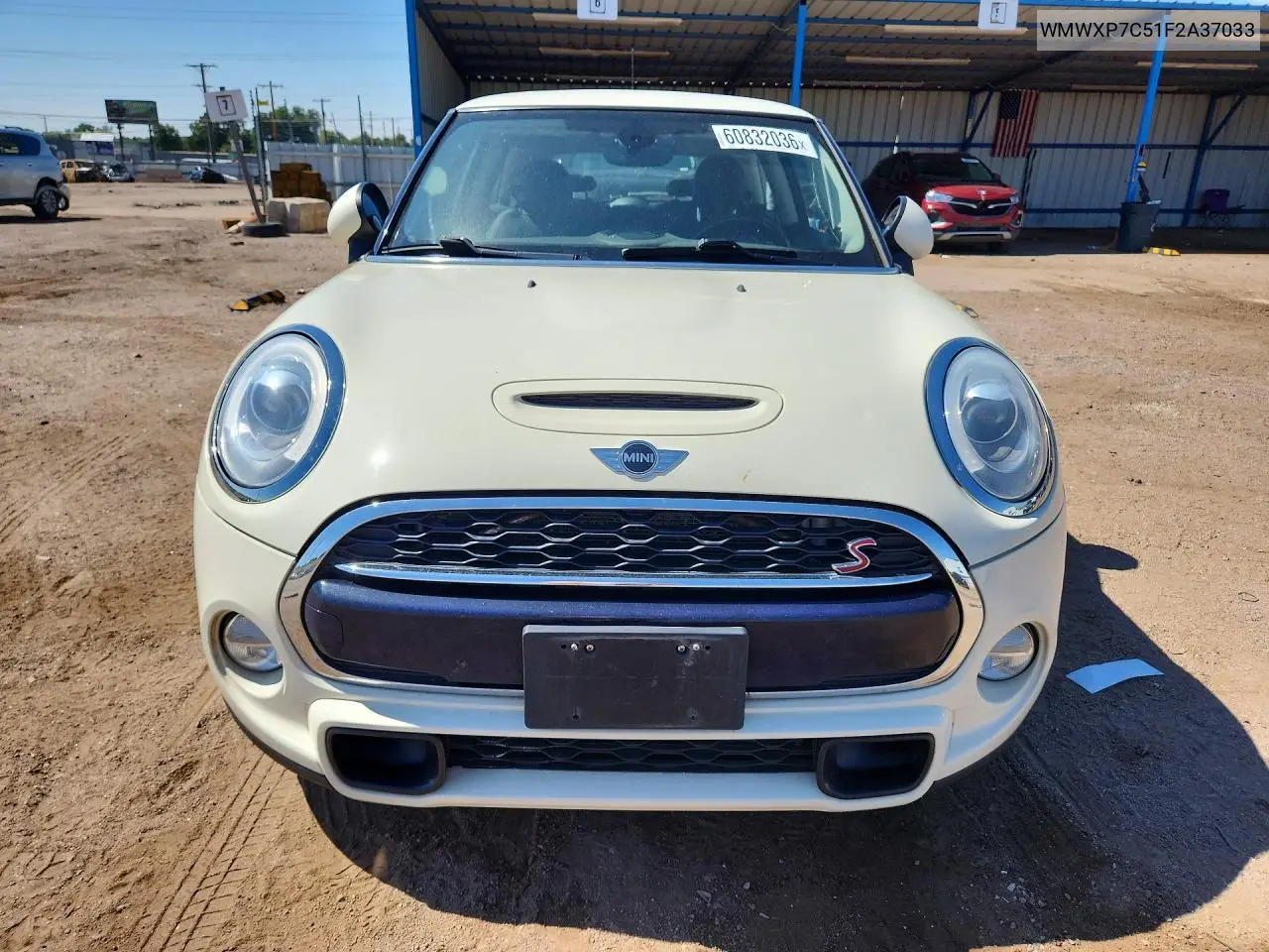 2015 Mini Cooper S VIN: WMWXP7C51F2A37033 Lot: 60832036