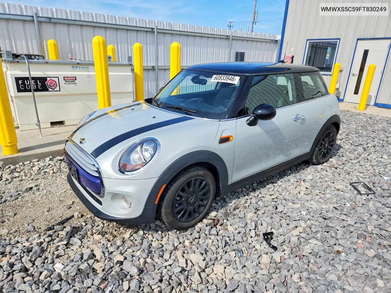 2015 Mini Cooper VIN: WMWXS5C59FT830249 Lot: 60833946