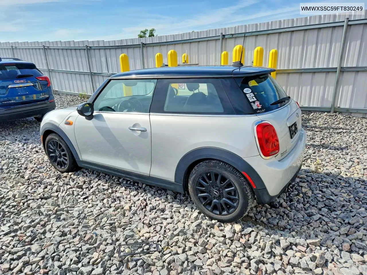 2015 Mini Cooper VIN: WMWXS5C59FT830249 Lot: 60833946