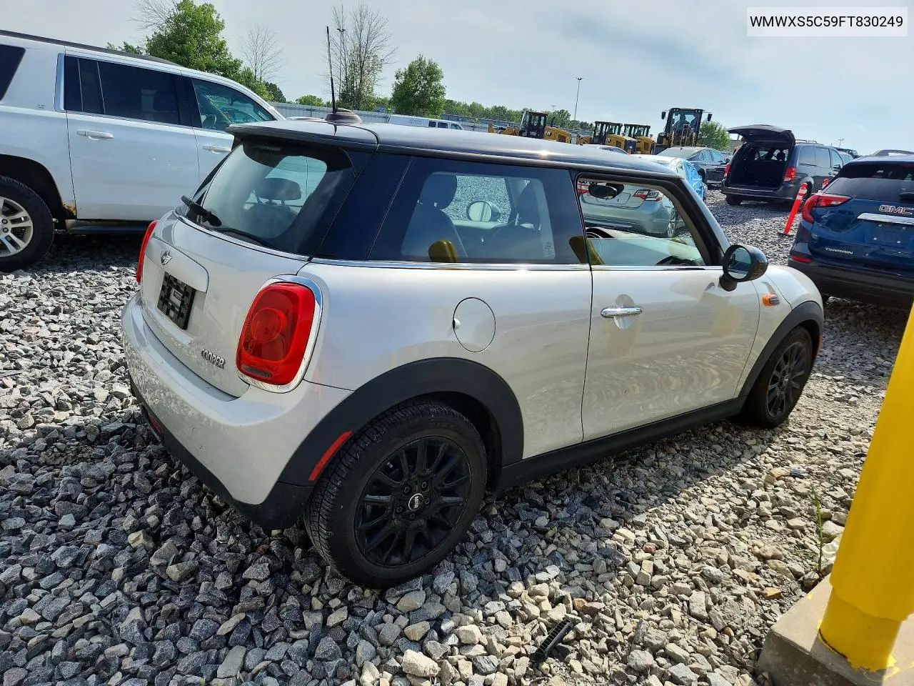 2015 Mini Cooper VIN: WMWXS5C59FT830249 Lot: 60833946