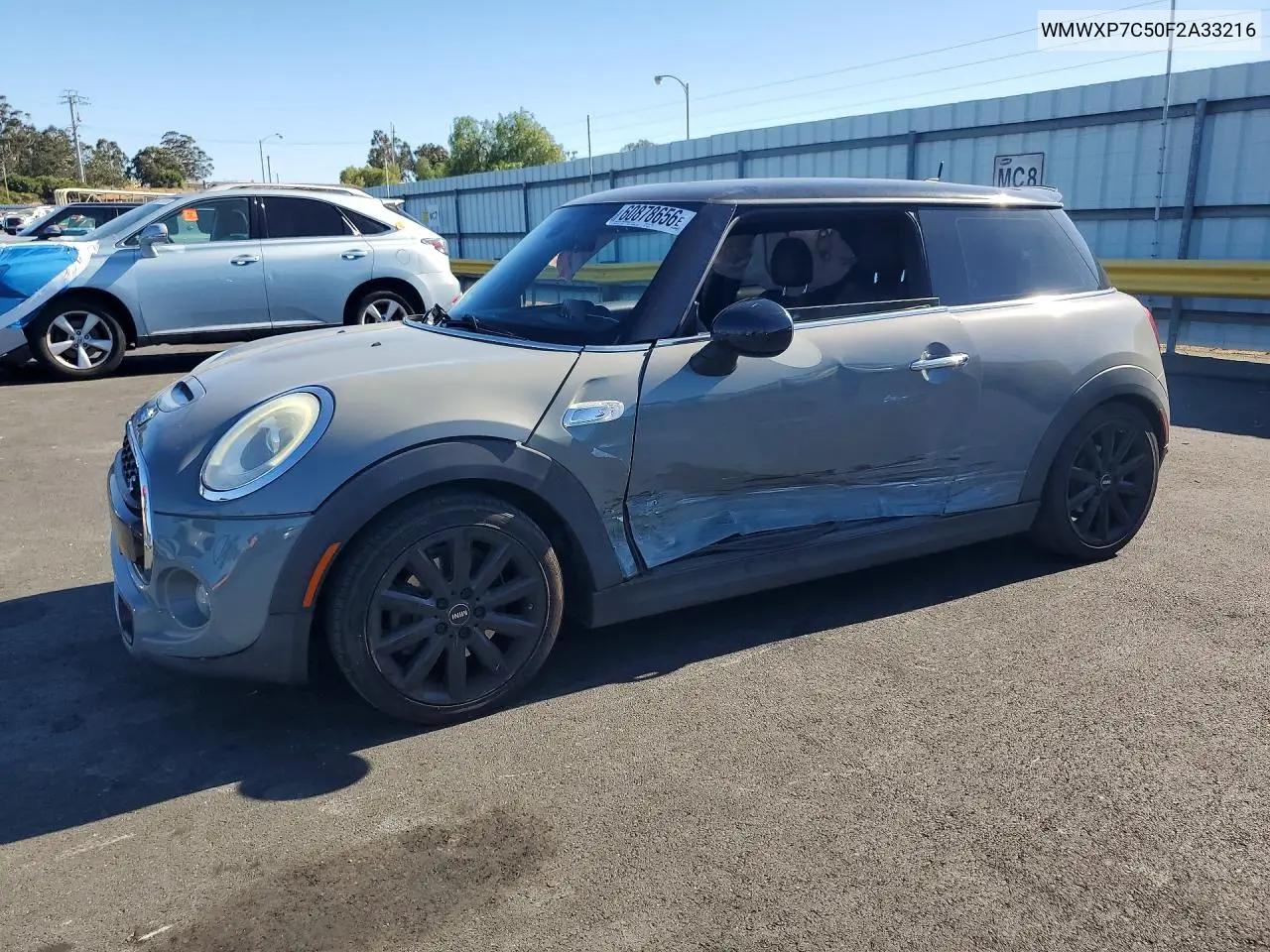 2015 Mini Cooper S VIN: WMWXP7C50F2A33216 Lot: 60878656