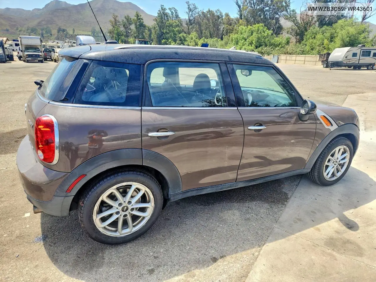 2015 Mini Cooper Countryman VIN: WMWZB3C59FWR43601 Lot: 61007866
