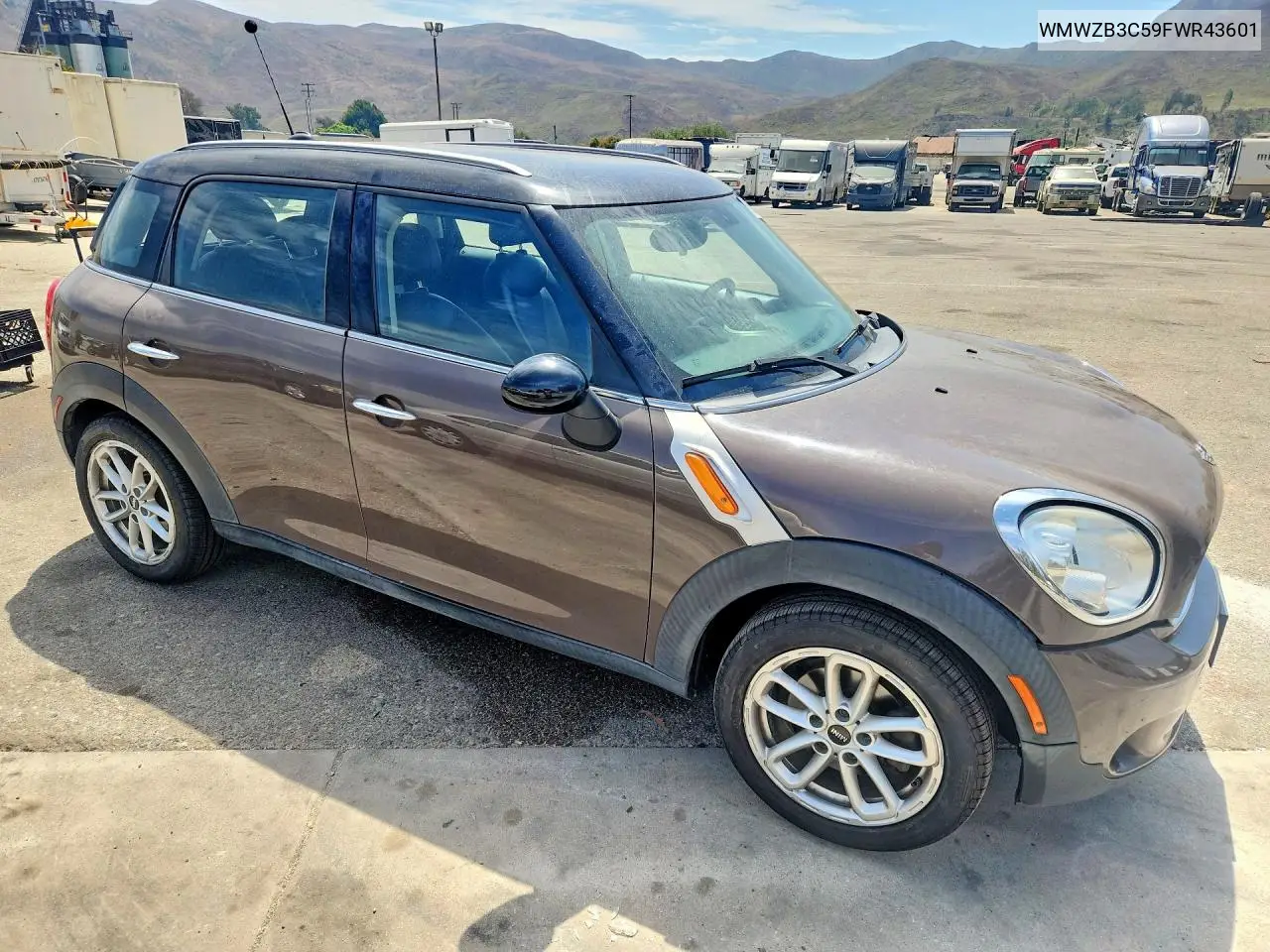 2015 Mini Cooper Countryman VIN: WMWZB3C59FWR43601 Lot: 61007866
