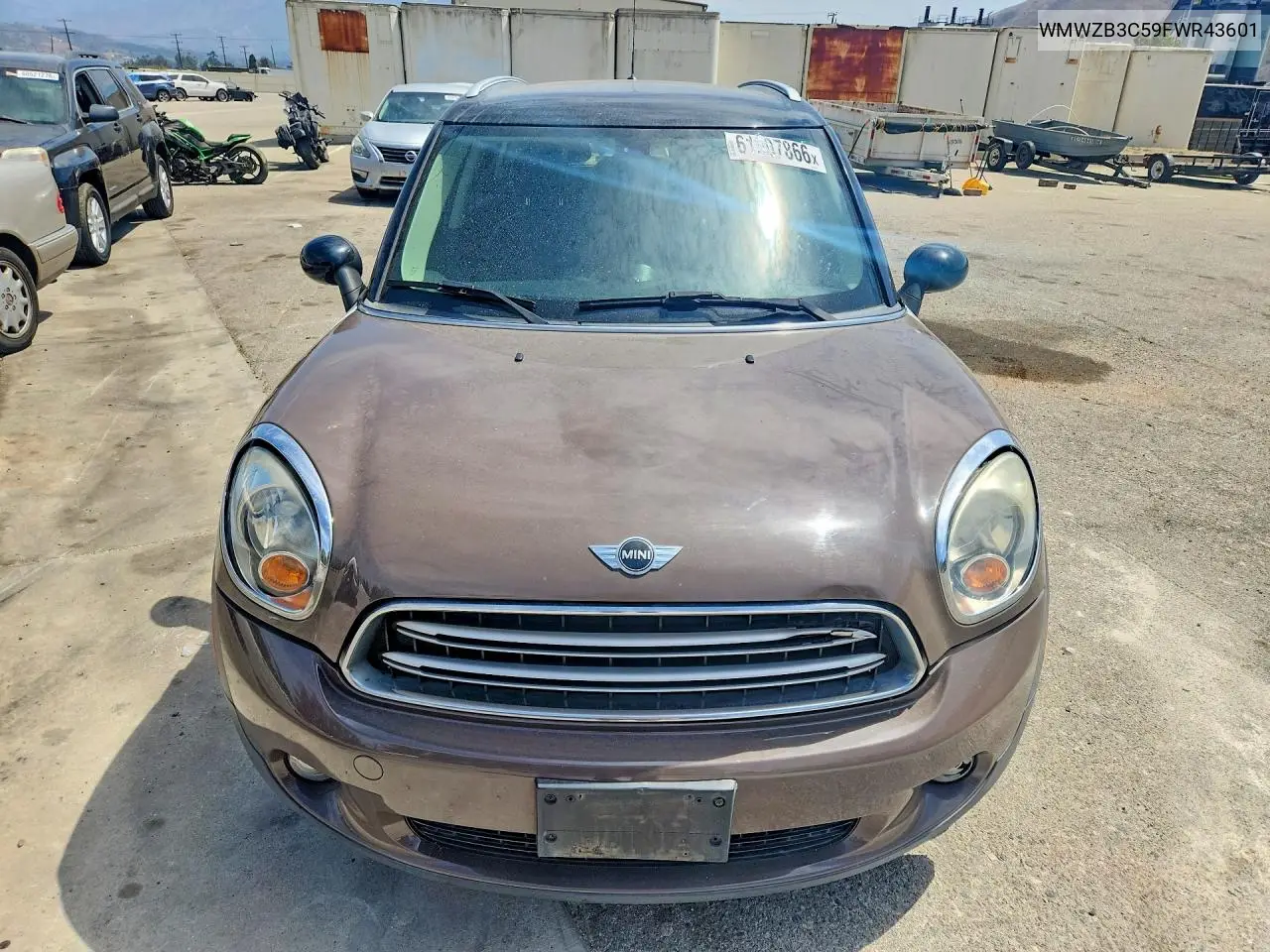 2015 Mini Cooper Countryman VIN: WMWZB3C59FWR43601 Lot: 61007866