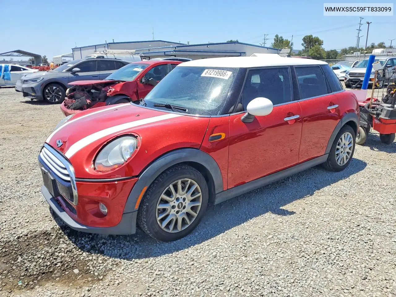 2015 Mini Cooper VIN: WMWXS5C59FT833099 Lot: 61219986