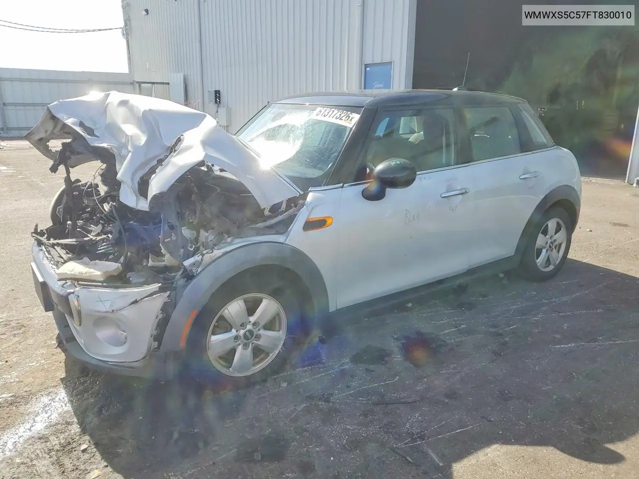 2015 Mini Cooper VIN: WMWXS5C57FT830010 Lot: 61317326