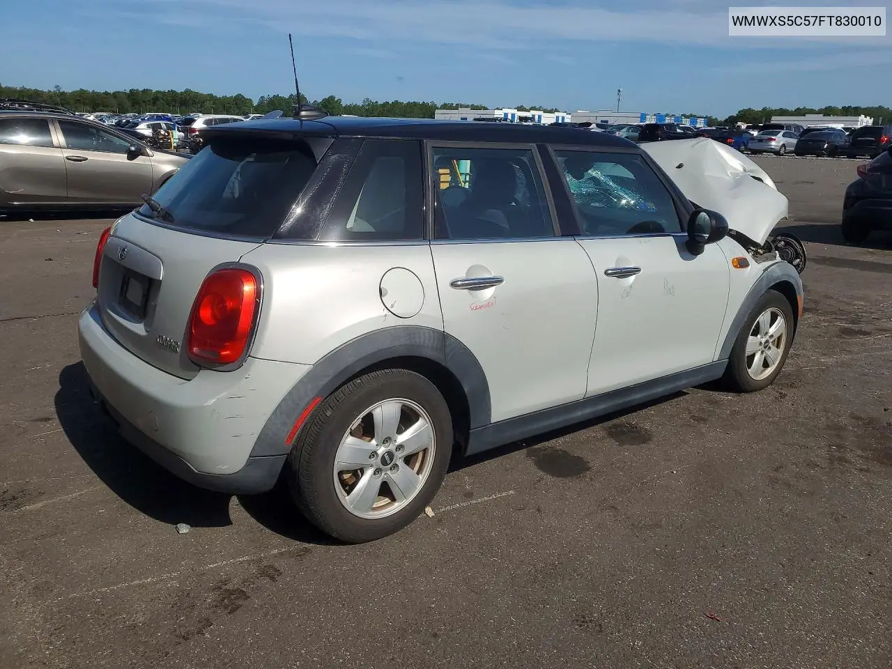 2015 Mini Cooper VIN: WMWXS5C57FT830010 Lot: 61317326