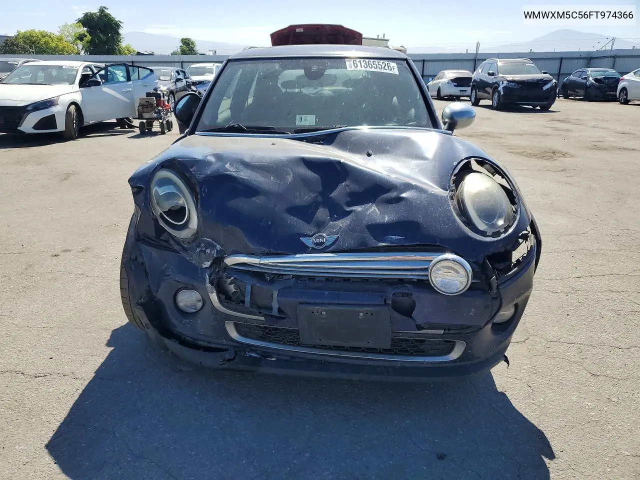 2015 Mini Cooper VIN: WMWXM5C56FT974366 Lot: 61365526