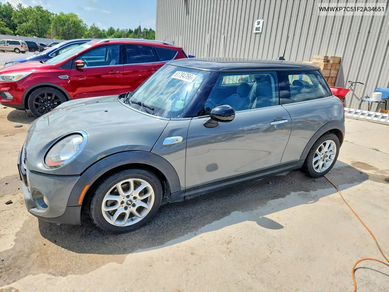 2015 Mini Cooper S VIN: WMWXP7C51F2A34651 Lot: 61794766