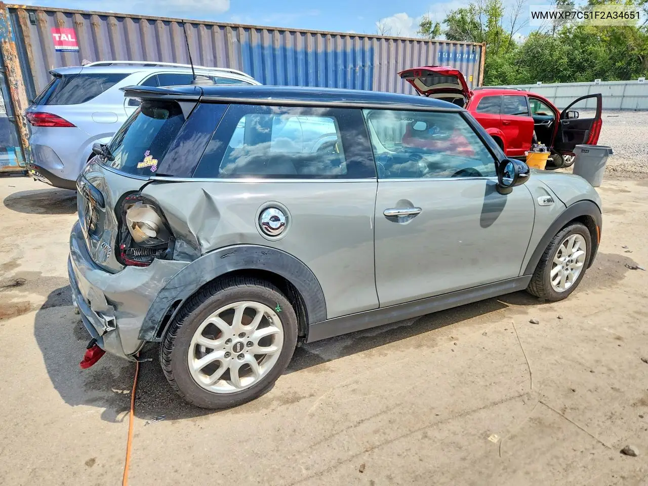 2015 Mini Cooper S VIN: WMWXP7C51F2A34651 Lot: 61794766