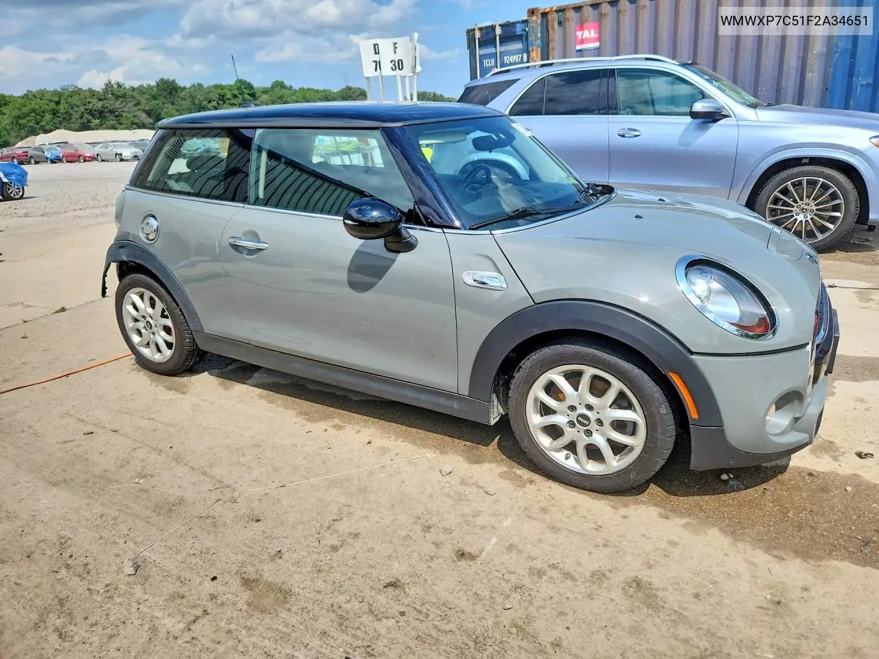 2015 Mini Cooper S VIN: WMWXP7C51F2A34651 Lot: 61794766