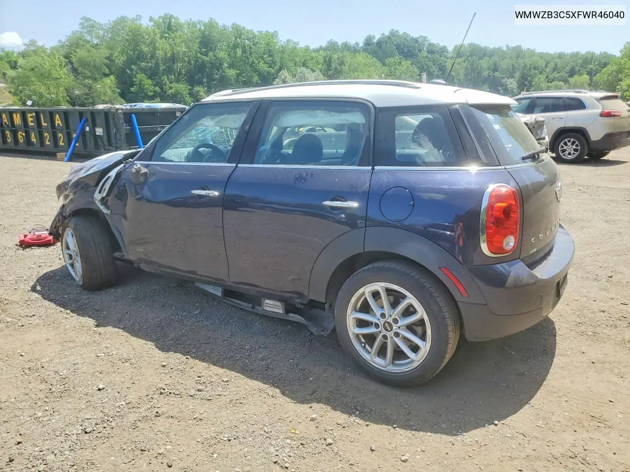 2015 Mini Cooper Countryman VIN: WMWZB3C5XFWR46040 Lot: 85985455