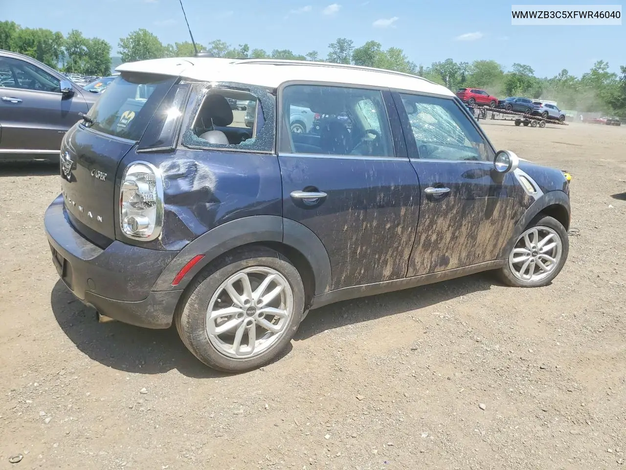 2015 Mini Cooper Countryman VIN: WMWZB3C5XFWR46040 Lot: 85985455