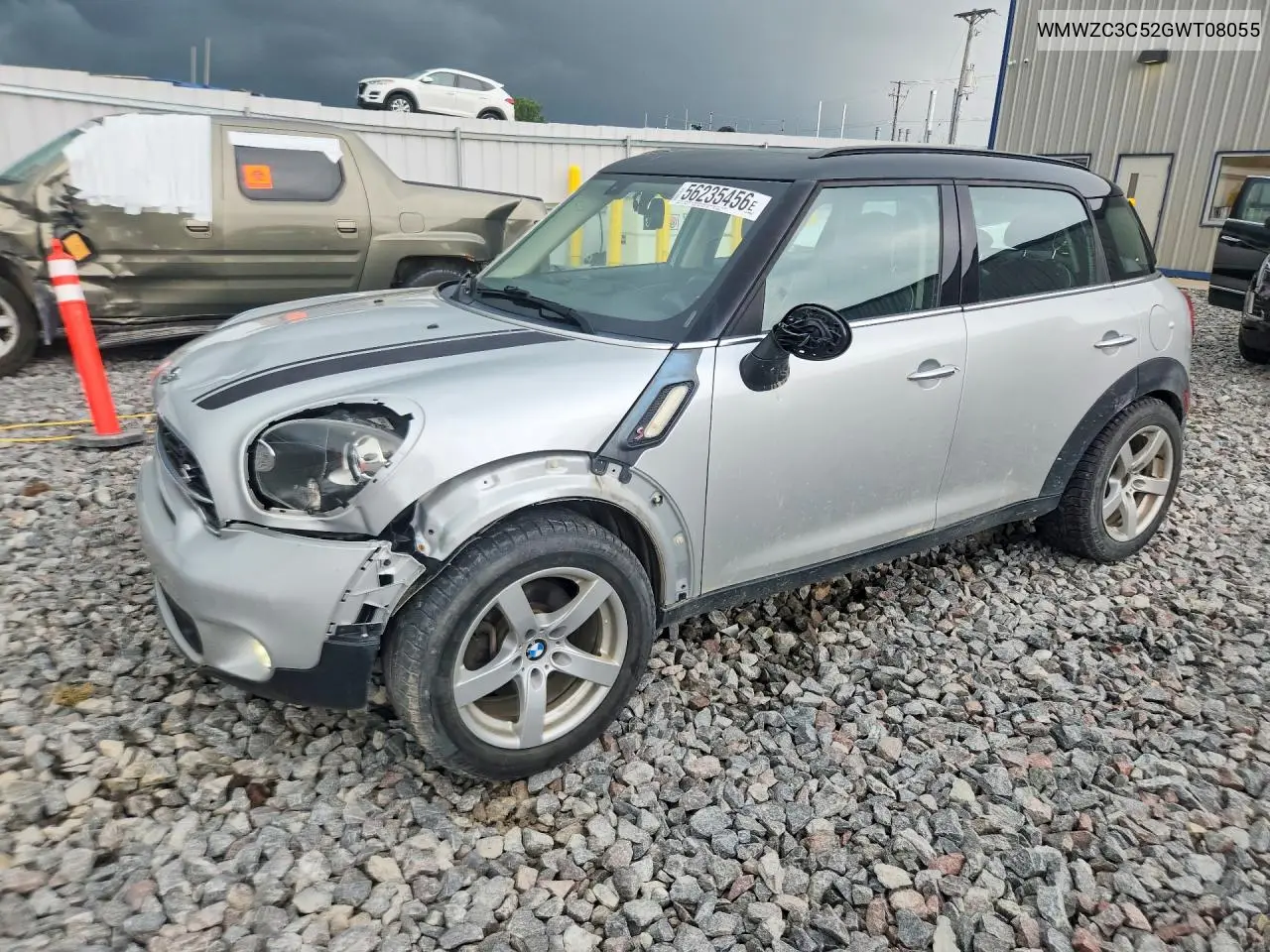 2016 Mini Cooper S Countryman VIN: WMWZC3C52GWT08055 Lot: 56235456