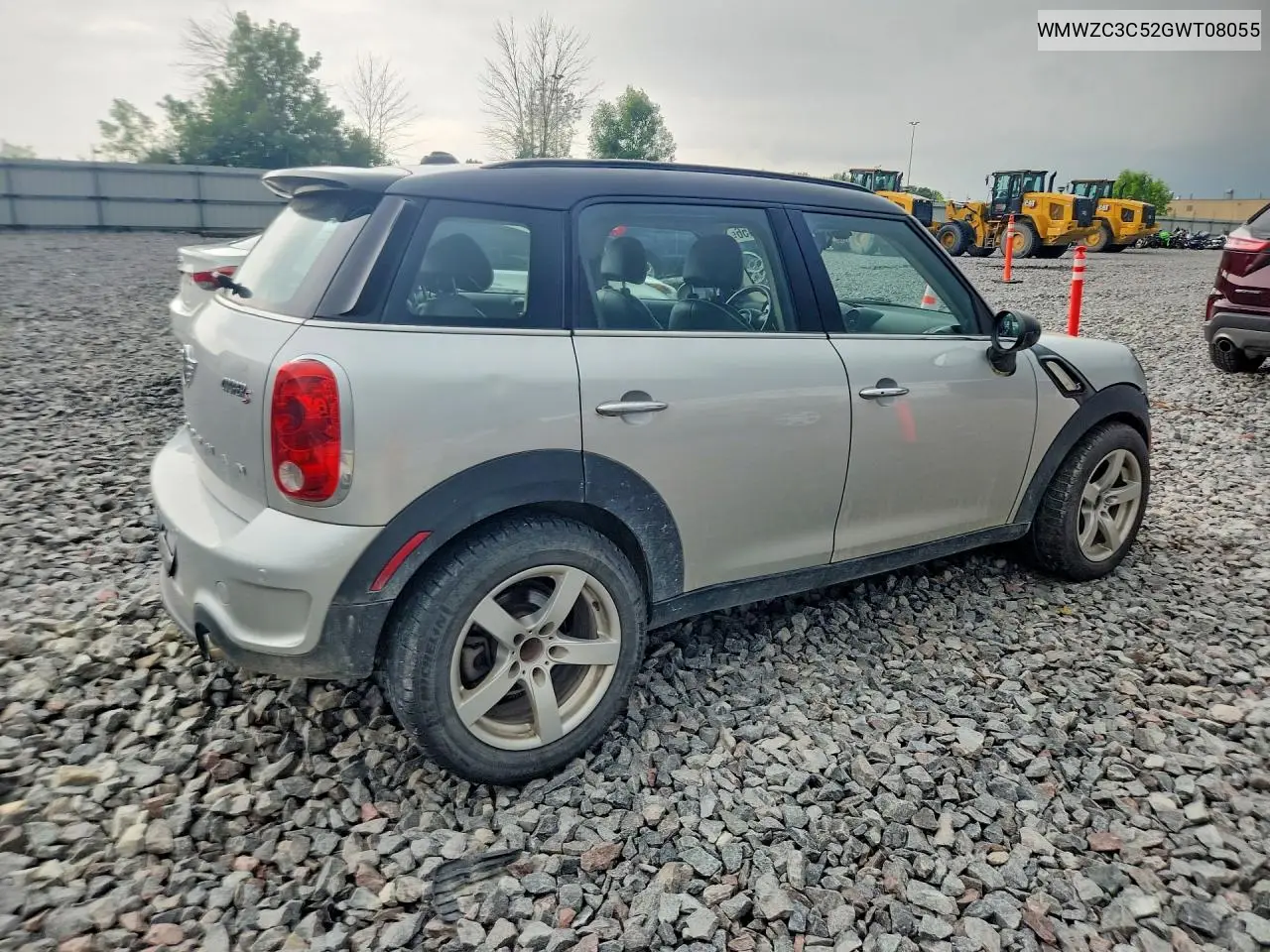 2016 Mini Cooper S Countryman VIN: WMWZC3C52GWT08055 Lot: 56235456
