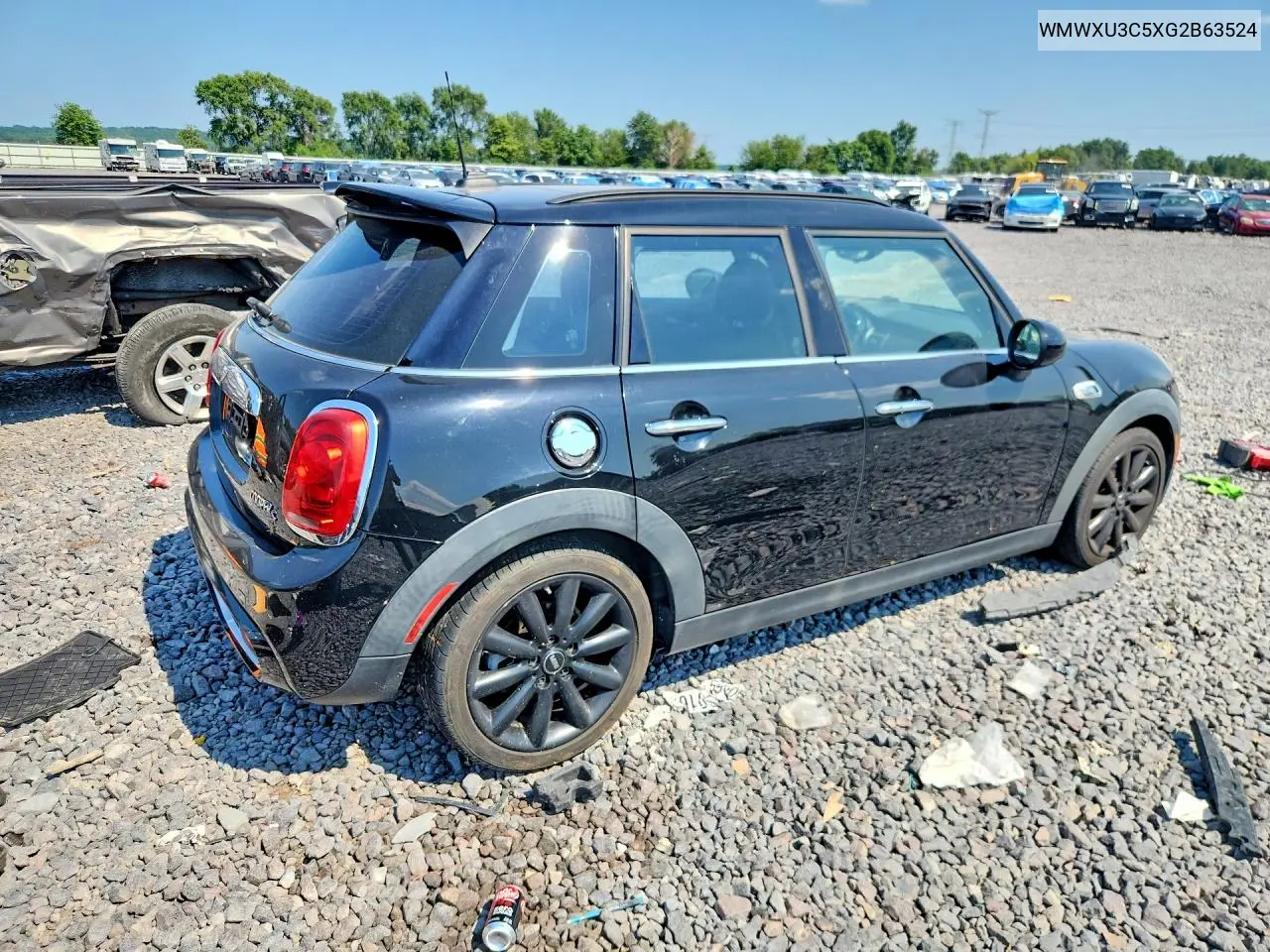 2016 Mini Cooper S VIN: WMWXU3C5XG2B63524 Lot: 59745176