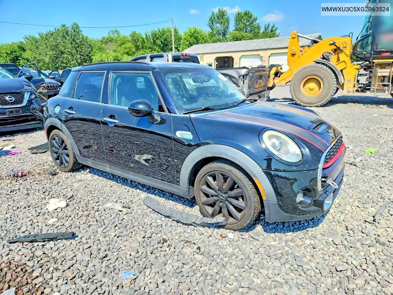 2016 Mini Cooper S VIN: WMWXU3C5XG2B63524 Lot: 59745176