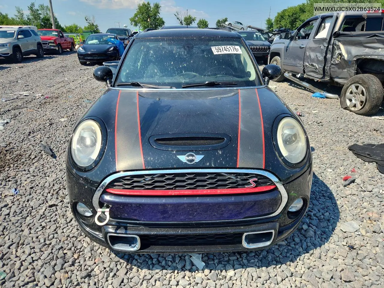 2016 Mini Cooper S VIN: WMWXU3C5XG2B63524 Lot: 59745176