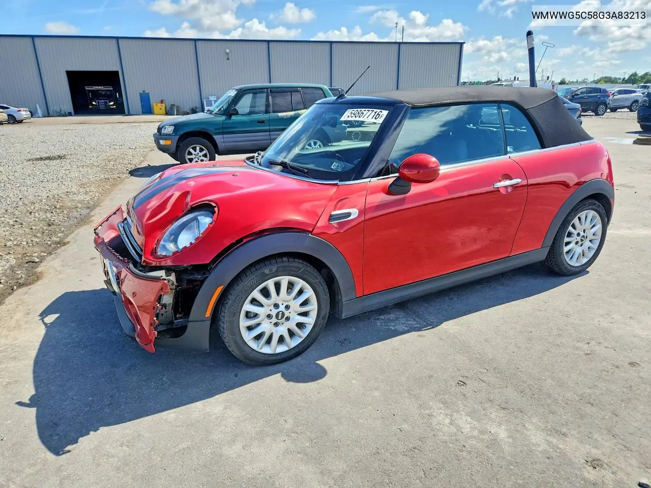 2016 Mini Cooper VIN: WMWWG5C58G3A83213 Lot: 59867716