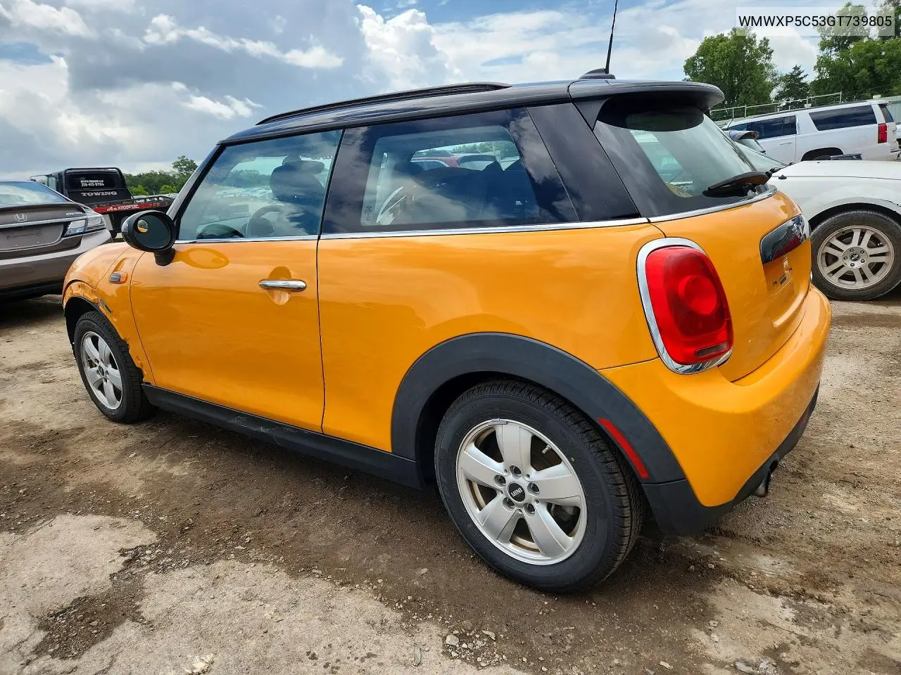 2016 Mini Cooper VIN: WMWXP5C53GT739805 Lot: 60040166