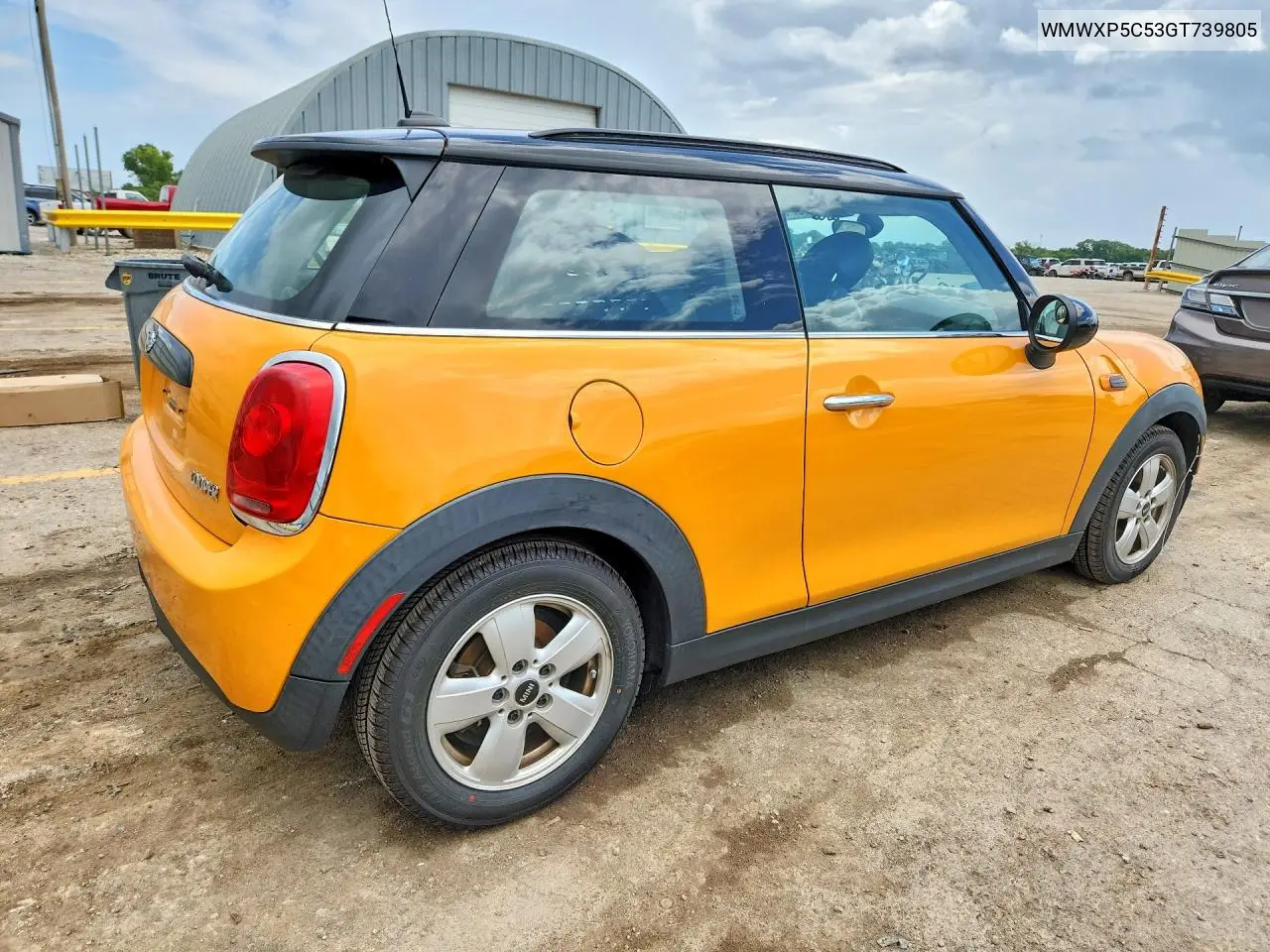 2016 Mini Cooper VIN: WMWXP5C53GT739805 Lot: 60040166