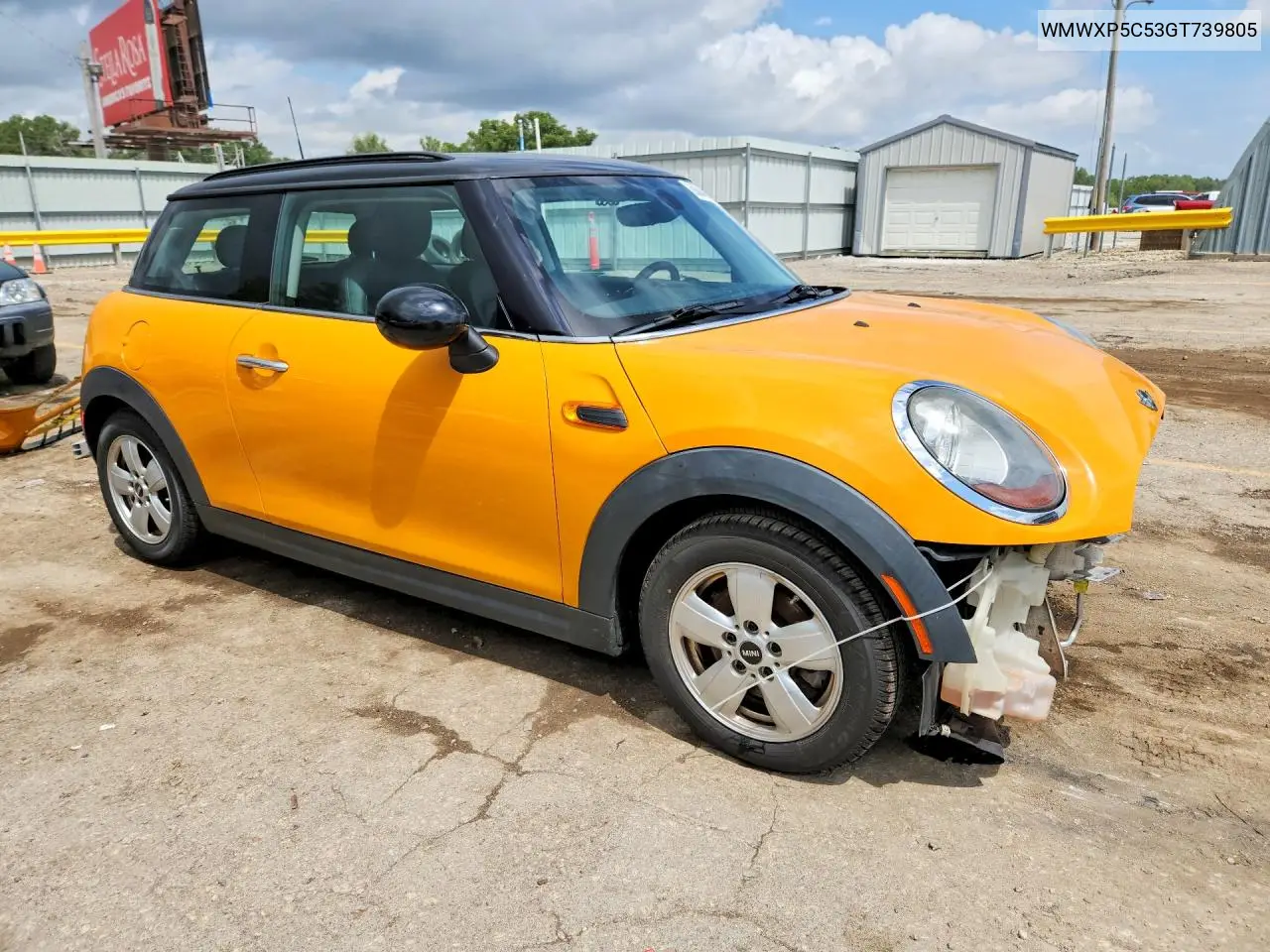 2016 Mini Cooper VIN: WMWXP5C53GT739805 Lot: 60040166