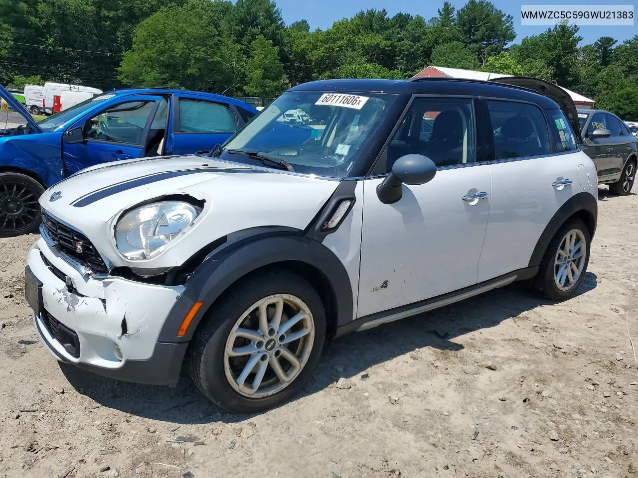 2016 Mini Cooper S Countryman VIN: WMWZC5C59GWU21383 Lot: 60111606