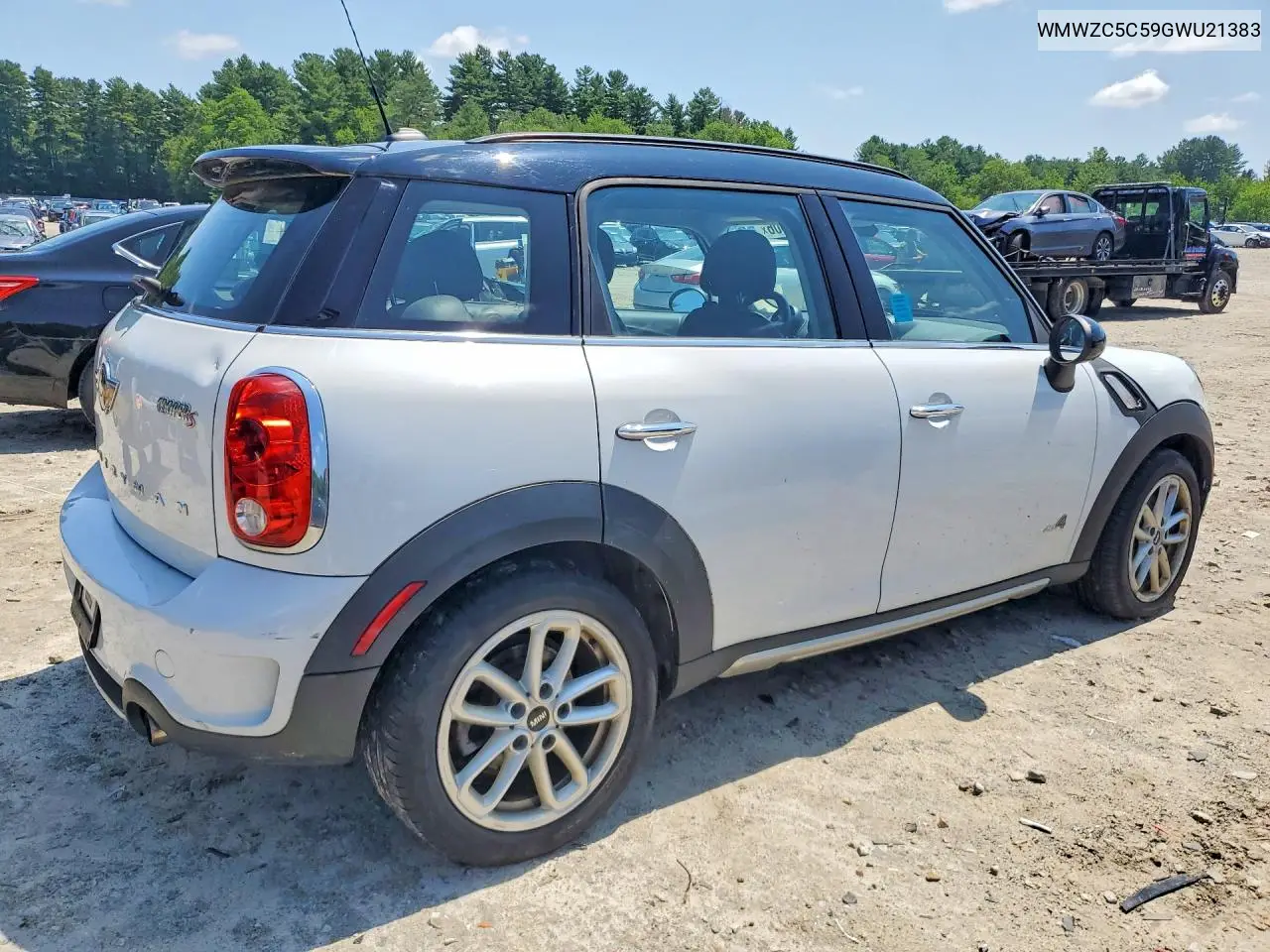 2016 Mini Cooper S Countryman VIN: WMWZC5C59GWU21383 Lot: 60111606