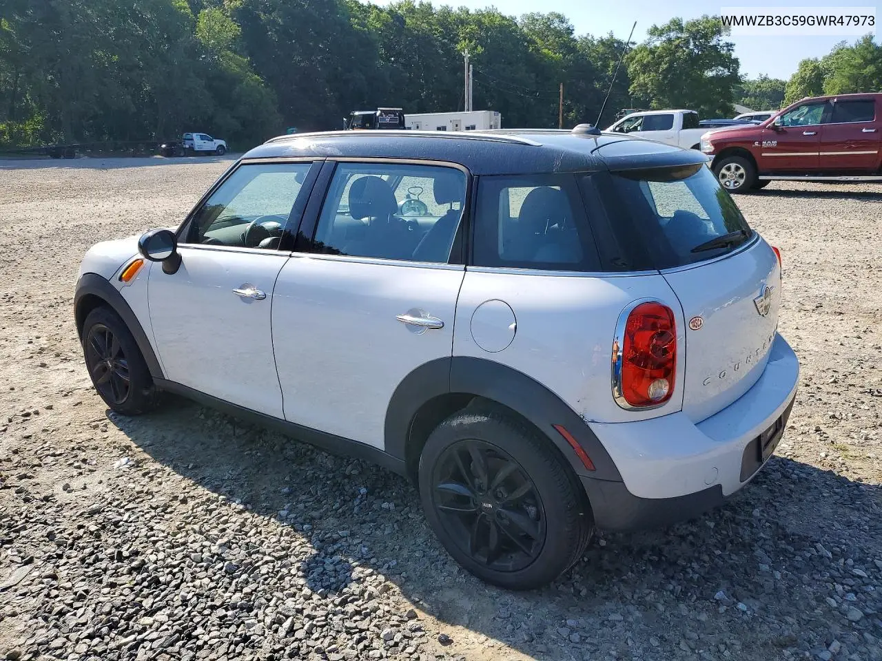 2016 Mini Cooper Countryman VIN: WMWZB3C59GWR47973 Lot: 60413356