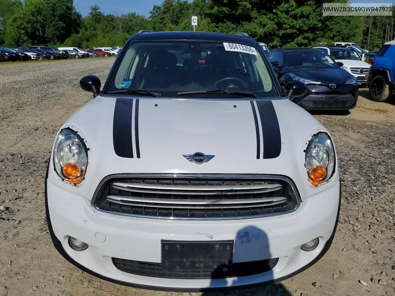 2016 Mini Cooper Countryman VIN: WMWZB3C59GWR47973 Lot: 60413356