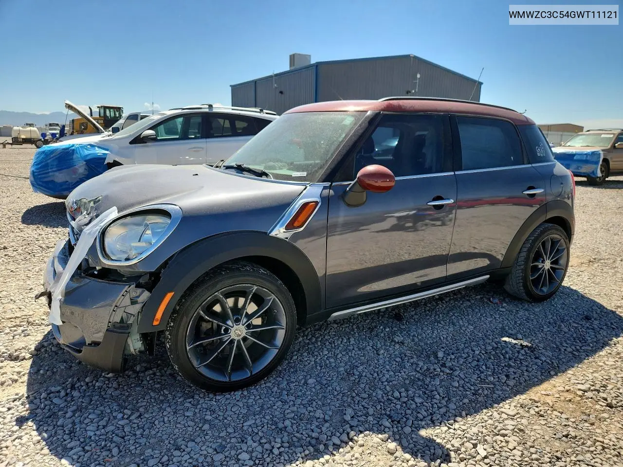 2016 Mini Cooper S Countryman VIN: WMWZC3C54GWT11121 Lot: 60446536