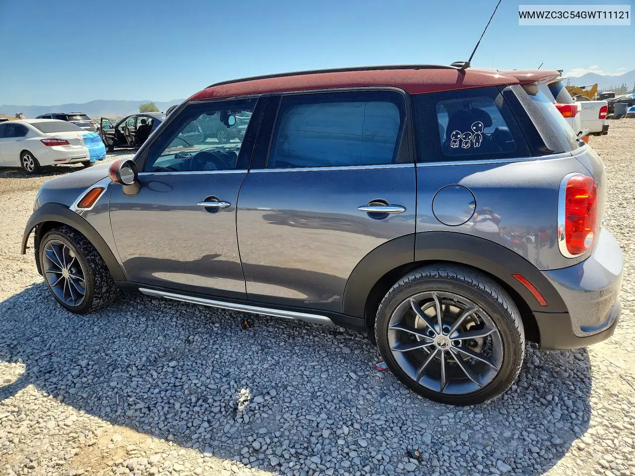 2016 Mini Cooper S Countryman VIN: WMWZC3C54GWT11121 Lot: 60446536
