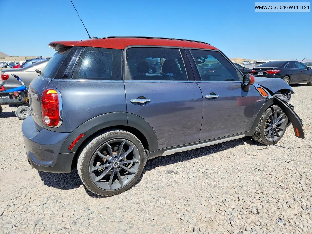 2016 Mini Cooper S Countryman VIN: WMWZC3C54GWT11121 Lot: 60446536