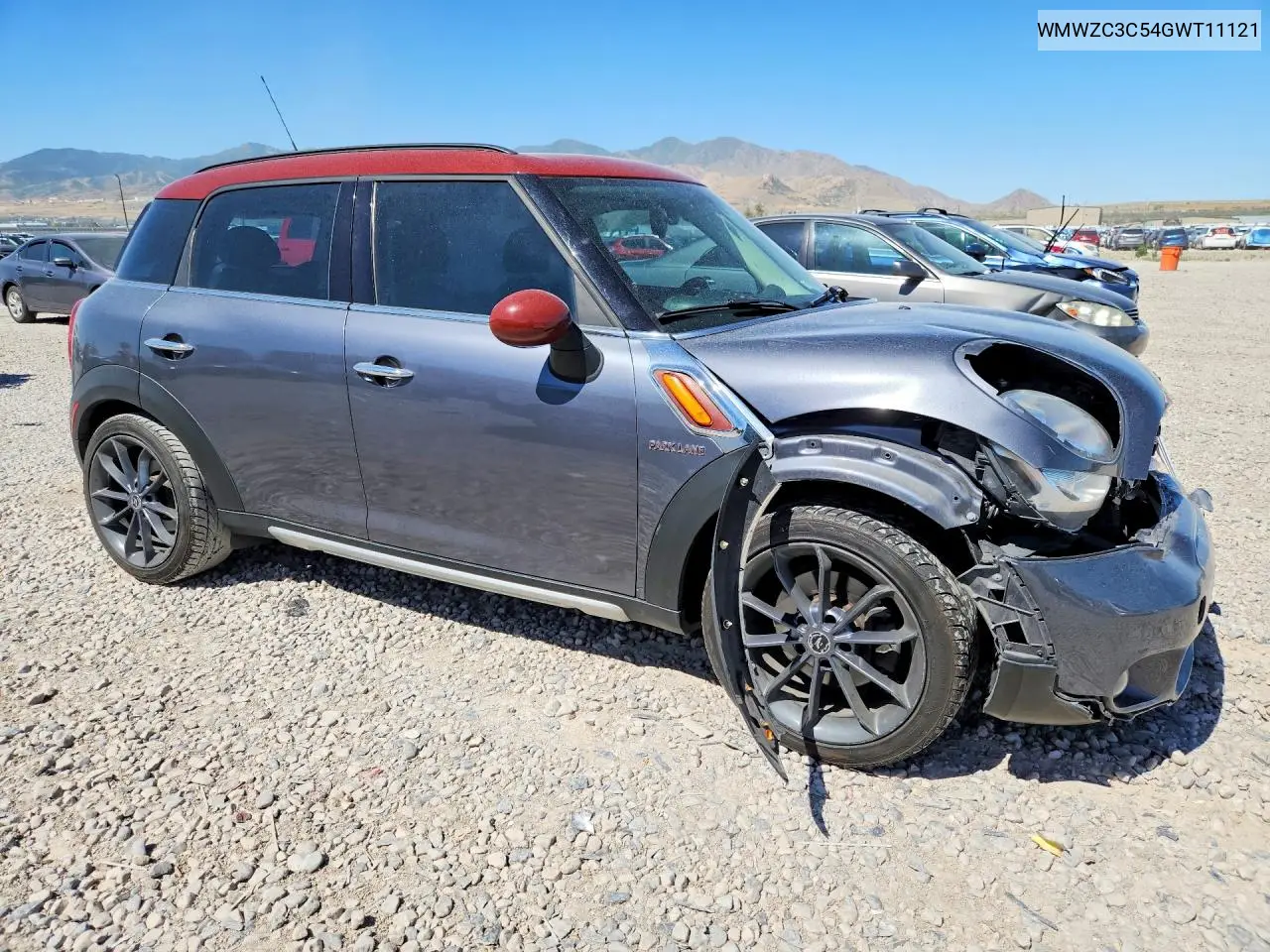 2016 Mini Cooper S Countryman VIN: WMWZC3C54GWT11121 Lot: 60446536