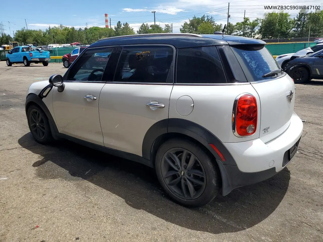 2016 Mini Cooper Countryman VIN: WMWZB3C59GWR47102 Lot: 60650866