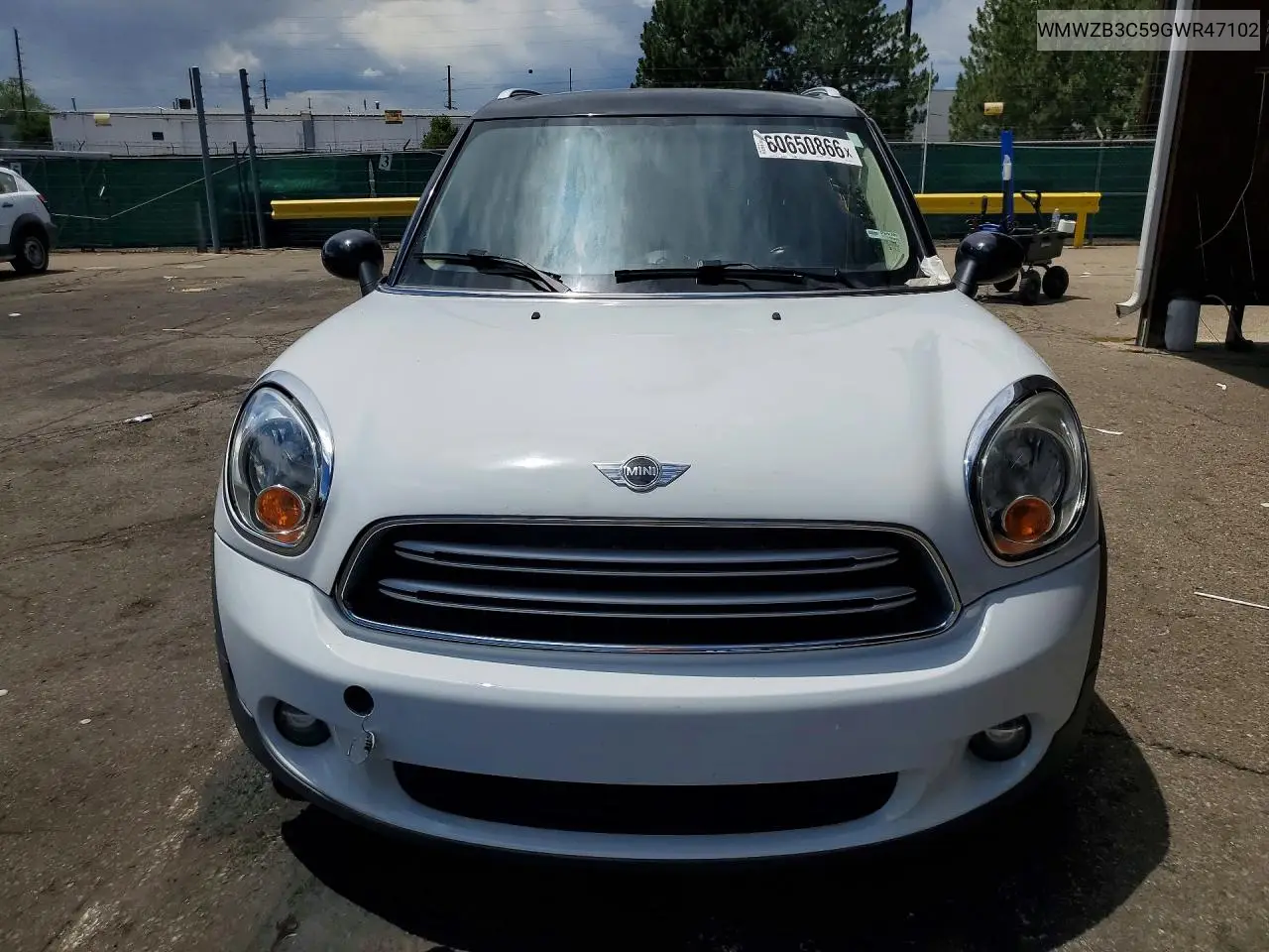 2016 Mini Cooper Countryman VIN: WMWZB3C59GWR47102 Lot: 60650866