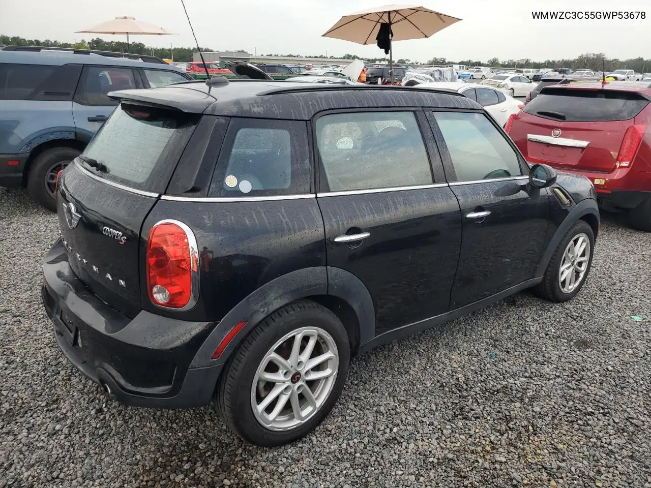 2016 Mini Cooper S Countryman VIN: WMWZC3C55GWP53678 Lot: 60797296