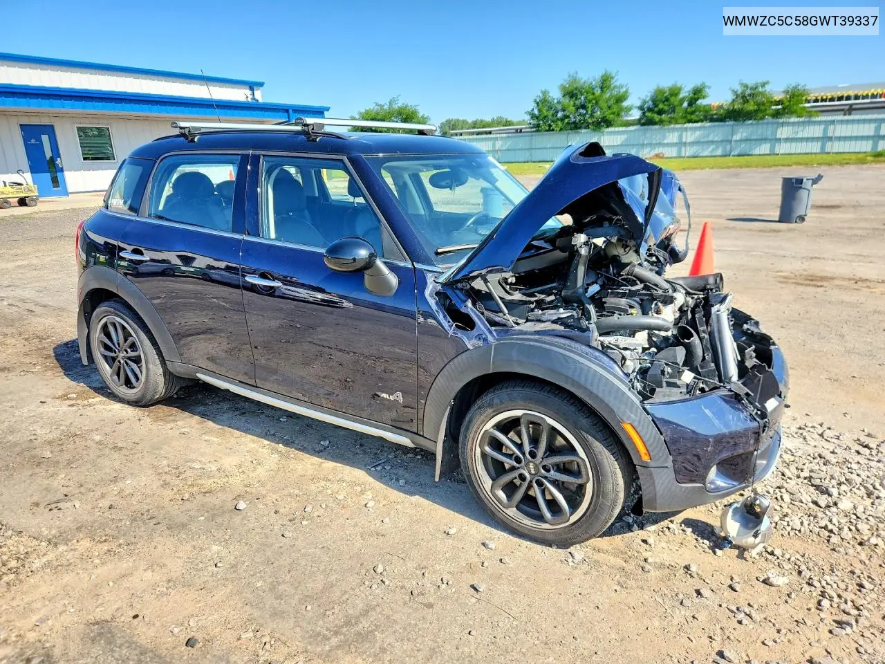 2016 Mini Cooper S Countryman VIN: WMWZC5C58GWT39337 Lot: 60958806