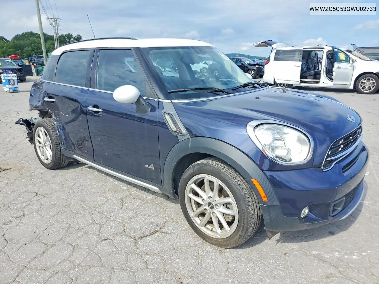 2016 Mini Cooper S Countryman VIN: WMWZC5C53GWU02733 Lot: 61020126