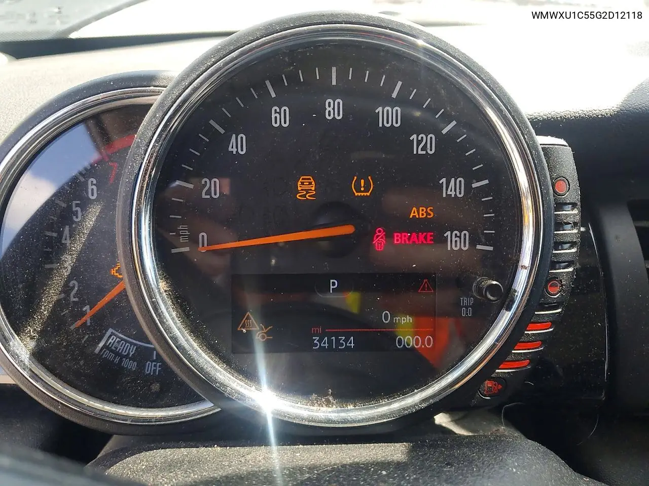 WMWXU1C55G2D12118 2016 Mini Cooper
