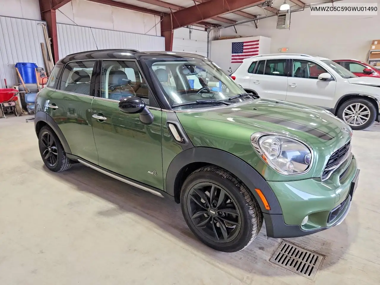 2016 Mini Cooper S Countryman VIN: WMWZC5C59GWU01490 Lot: 61342846