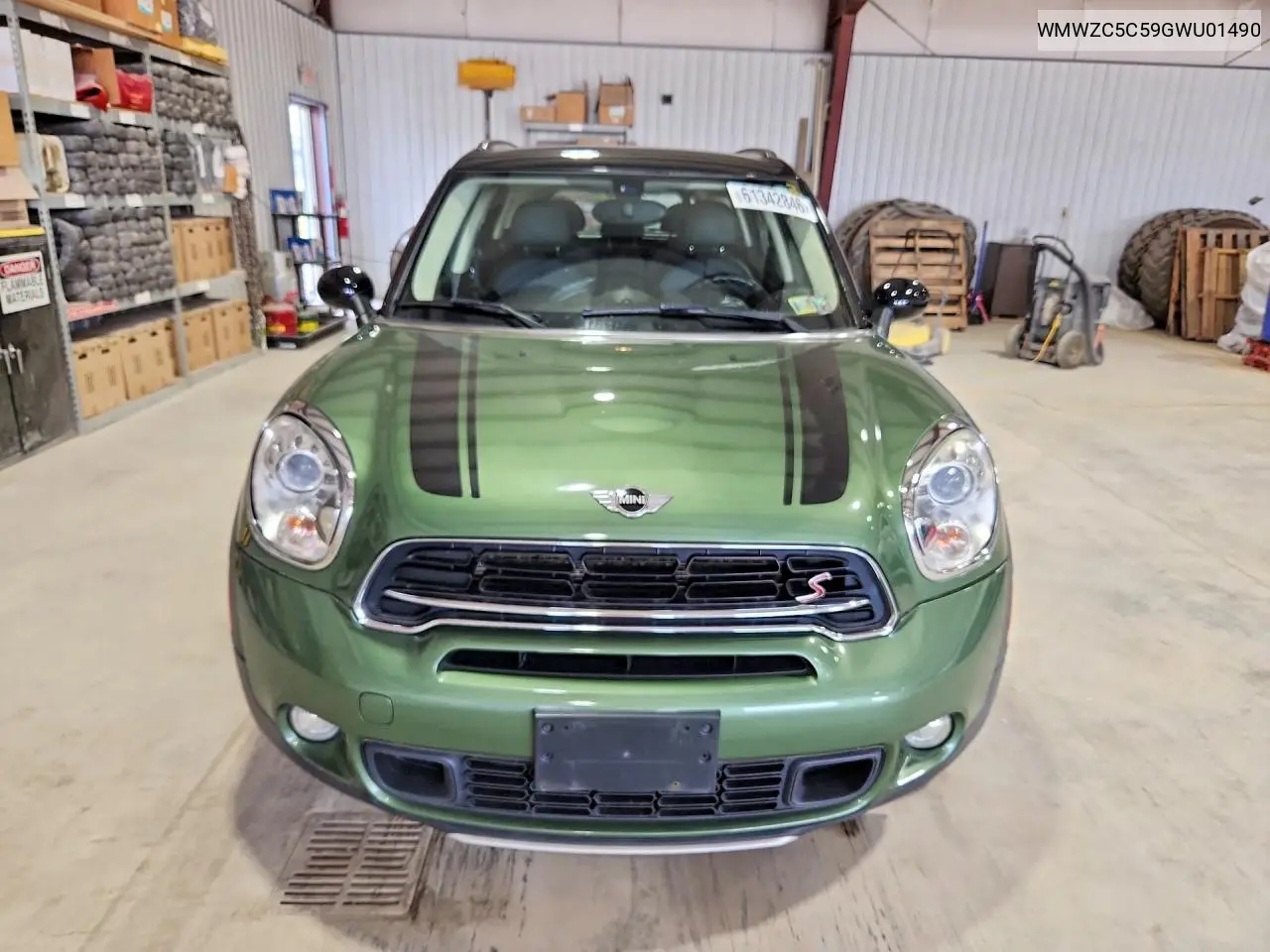 2016 Mini Cooper S Countryman VIN: WMWZC5C59GWU01490 Lot: 61342846