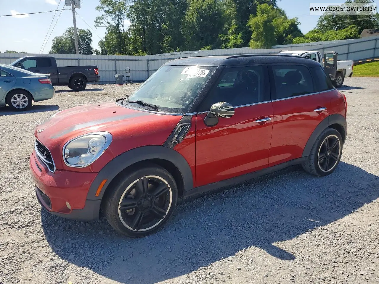 2016 Mini Cooper S Countryman VIN: WMWZC3C51GWT08337 Lot: 61761076
