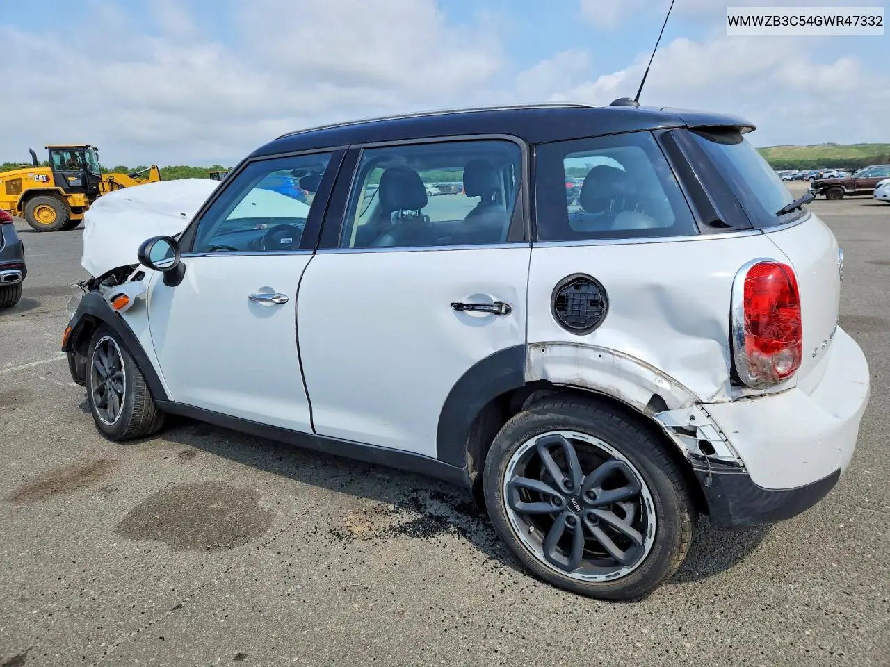 2016 Mini Cooper Countryman VIN: WMWZB3C54GWR47332 Lot: 61882296