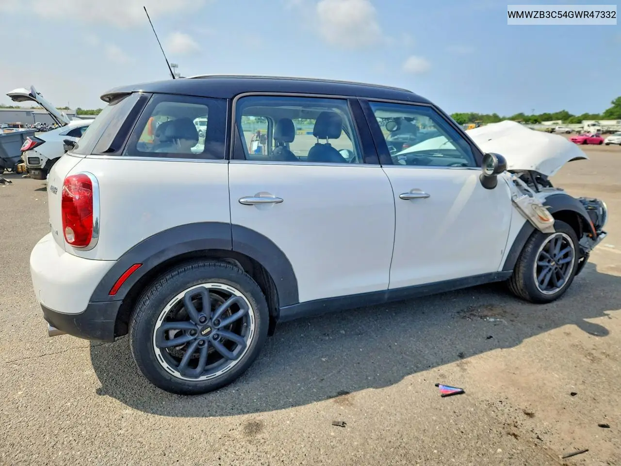 2016 Mini Cooper Countryman VIN: WMWZB3C54GWR47332 Lot: 61882296