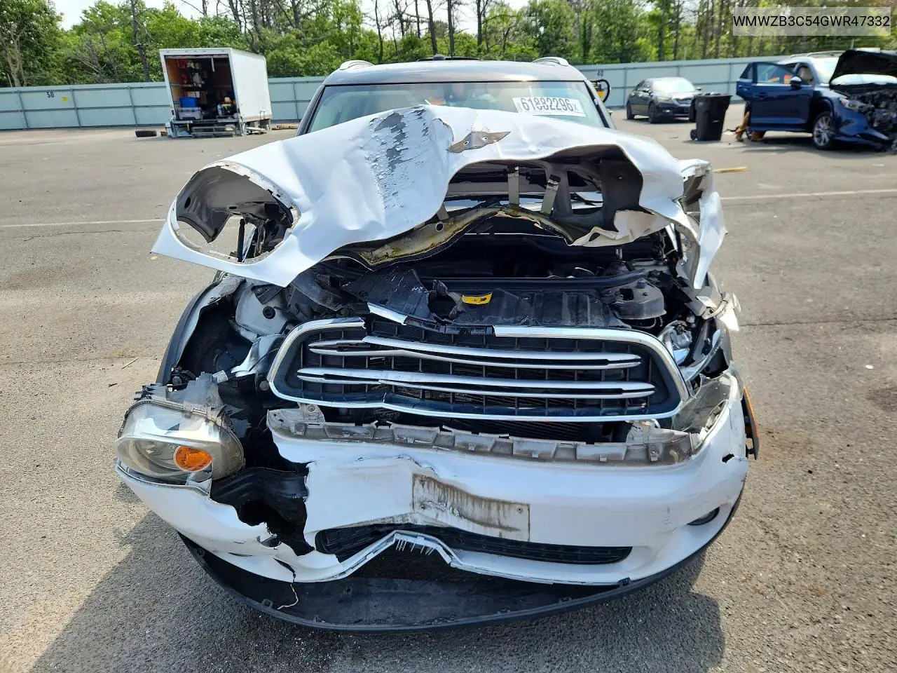 2016 Mini Cooper Countryman VIN: WMWZB3C54GWR47332 Lot: 61882296