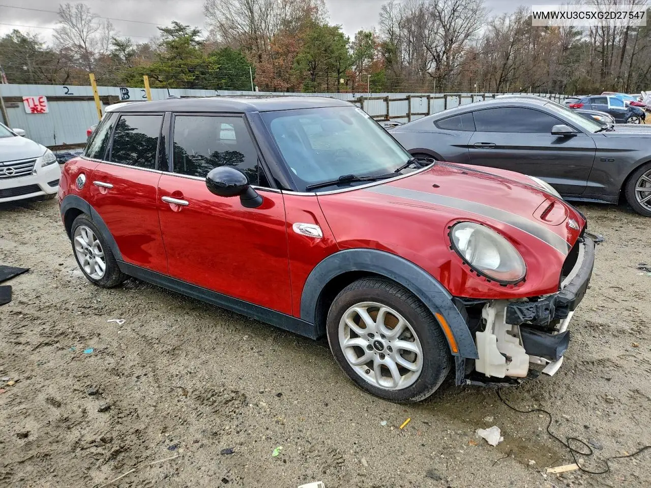 WMWXU3C5XG2D27547 2016 Mini Cooper S