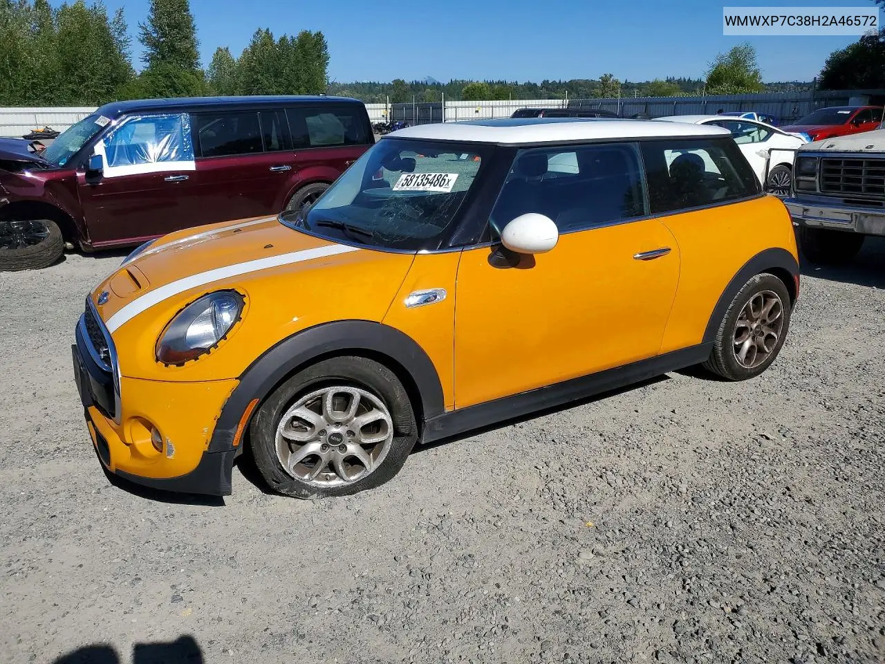2017 Mini Cooper S VIN: WMWXP7C38H2A46572 Lot: 58135486