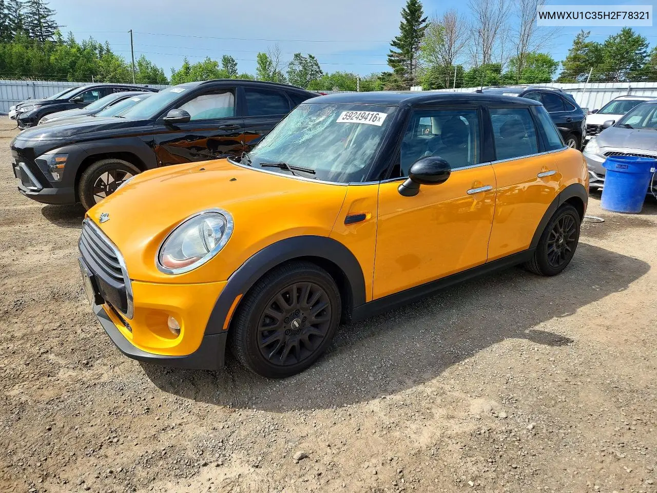 2017 Mini Cooper VIN: WMWXU1C35H2F78321 Lot: 59249416
