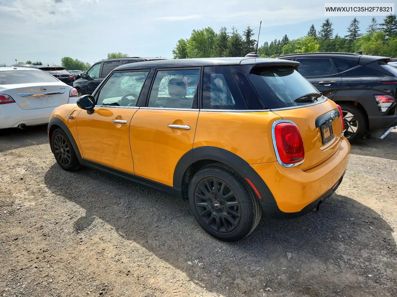 2017 Mini Cooper VIN: WMWXU1C35H2F78321 Lot: 59249416